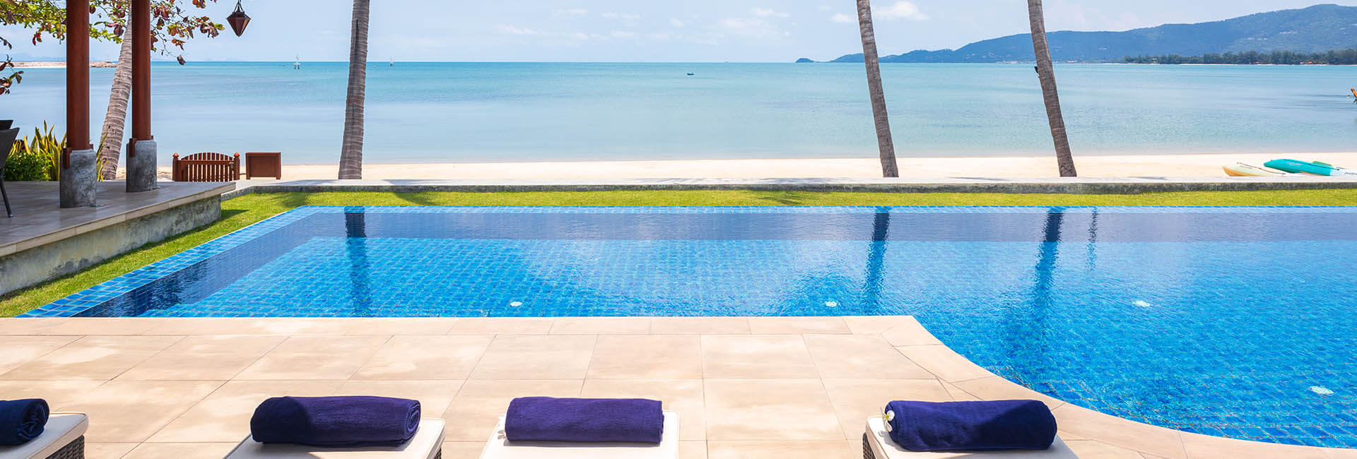 Tawantok Beach Villas - Ocean view from the pool deck