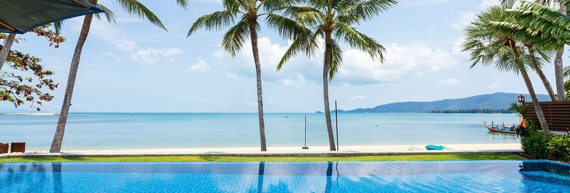 Tawantok Beach Villas - View from the pool